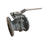 Stainless Steel High Pad Platform Flange End Self-Return Ball Valve